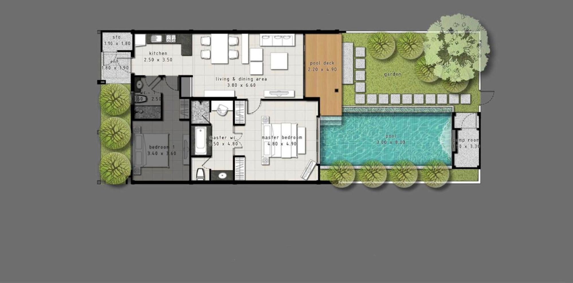 One Bedroom Onyx Villa Nai Harn Exteriör bild
